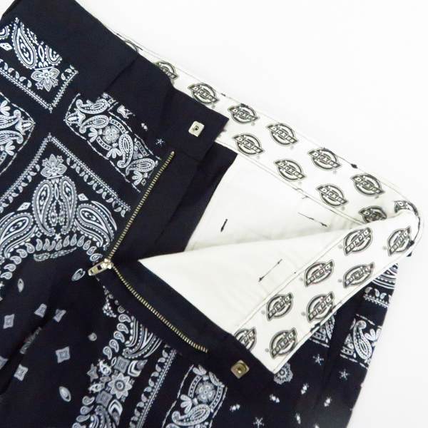 実際に弊社で買取させて頂いたDickies/ディッキーズ ペイズリー柄 ショート/ハーフパンツ 162M40WD07/32の画像 2枚目