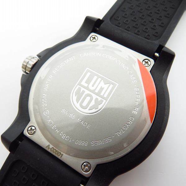 実際に弊社で買取させて頂いたLUMINOX ルミノックス ブラック オプス カーボン Ref.8895の画像 3枚目