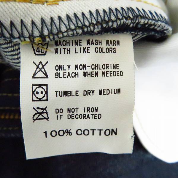 実際に弊社で買取させて頂いたGOODENOUGH/グッドイナフ GdEnim デニムパンツ 121023 W32 L32の画像 4枚目