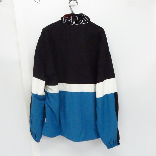 実際に弊社で買取させて頂いた【未使用】FILA/フィラ ライトオン40th記念別注モデル 切替ナイロンジャケット/FM9496/Mの画像 1枚目
