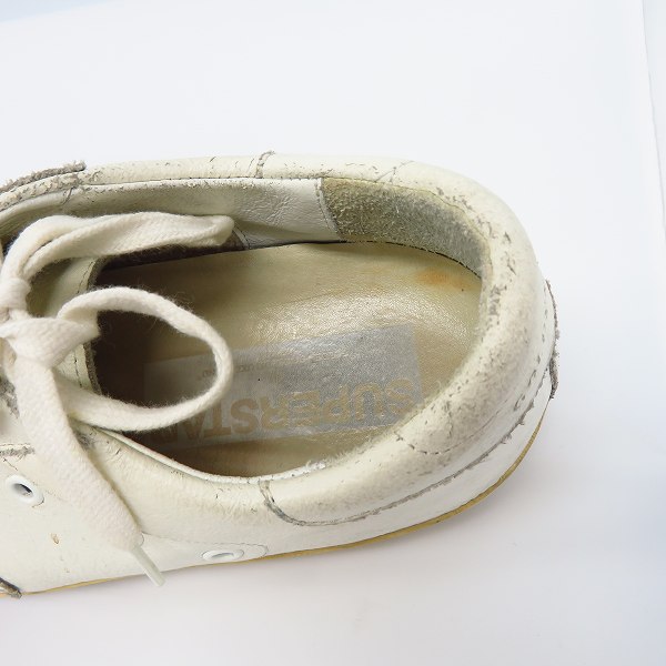 実際に弊社で買取させて頂いたGolden Goose/ゴールデングース super star/スーパースター スニーカー/43の画像 4枚目