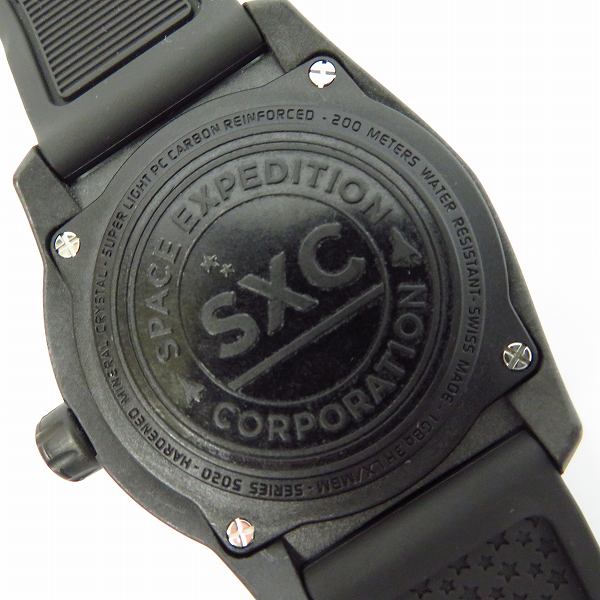 実際に弊社で買取させて頂いたLUMINOX/ルミノックス SXC PC CARBON GMT 5020/腕時計の画像 3枚目