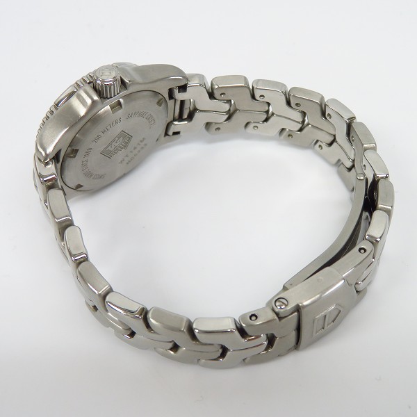 実際に弊社で買取させて頂いたTAG HEUER/タグホイヤー LINK/リンク ピンクシェル レディースウォッチ/腕時計 WT141M【動作未確認】の画像 2枚目
