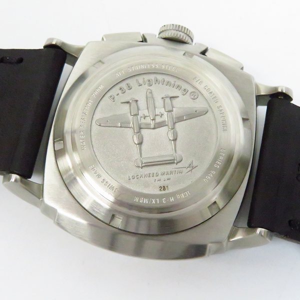 実際に弊社で買取させて頂いた【定価40万↑】LUMINOX/ルミノックス P-38 LIGHTNING SERIES/ライトニングシリーズ オートマチック/自動巻き Ref.9461の画像 3枚目