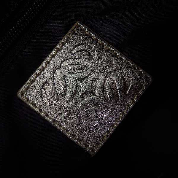 実際に弊社で買取させて頂いたLOEWE/ロエベ レザー ハンドバッグ ゴールドの画像 4枚目