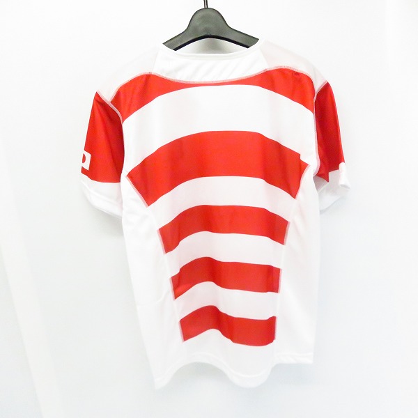 実際に弊社で買取させて頂いたCANTERBURY/カンタベリー ラグビー 2015 ワールドカップ 日本代表 ホームシャツ/Mの画像 1枚目