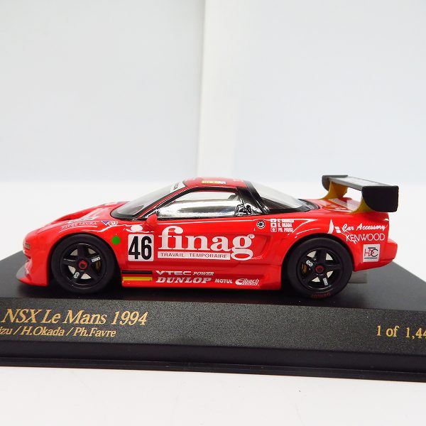 実際に弊社で買取させて頂いたKYOSHO/京商 1/431994 HONDA/ホンダ  NSX Le Mans/ルマン クレマー ミニカー/K03710A の画像 1枚目