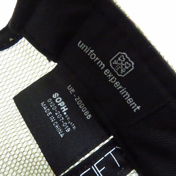 実際に弊社で買取させて頂いた【未使用】ユニフォームエクスペリメント×ニューエラ 9FIFTY SNAP BACK STENCIL LOGO キャップ UE-200086/FREEの画像 5枚目