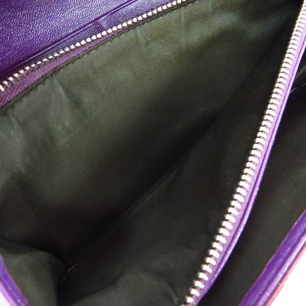 実際に弊社で買取させて頂いた【難有り】Christian Dior/クリスチャン・ディオール ロゴプレート エナメル 二つ折り長財布の画像 5枚目