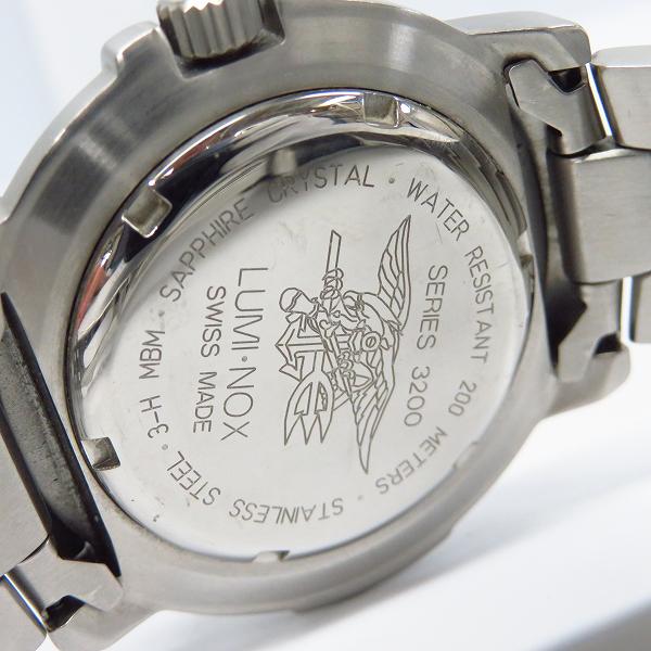 実際に弊社で買取させて頂いたLUMINOX/ルミノックス NAVY SEAL STEEL 3200 SERIES シルバーの画像 4枚目