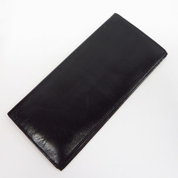 実際に弊社で買取させて頂いたdunhill/ダンヒル ロゴプレート レザー 二つ折り長財布/札入れの画像 1枚目