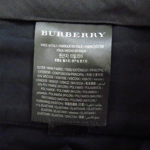 実際に弊社で買取させて頂いたBURBERRY LONDON ENGLAND/バーバリーロンドンイングランド スラックスパンツ イタリア製/52の画像 2枚目