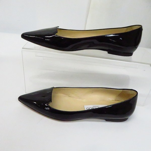 実際に弊社で買取させて頂いたJIMMY CHOO/ジミーチュウ ATTILA パンプス エナメル ブラック/36の画像 3枚目