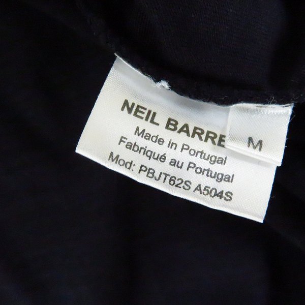 実際に弊社で買取させて頂いた【JPタグ】Neil Barrett/ニールバレット クルーネック ハーフスリーブ/半袖 カットソー/Tシャツ PBJT62S-A504S Size:Mの画像 3枚目