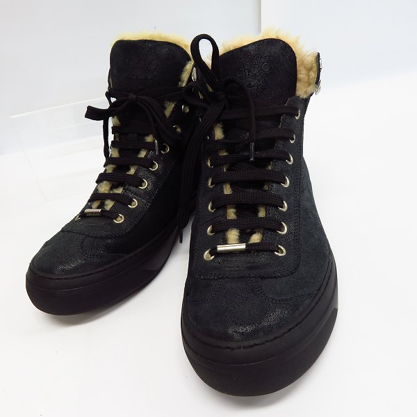 実際に弊社で買取させて頂いたJIMMY CHOO/ジミーチュウ ボアマウンテンスニーカー ハイカット/42