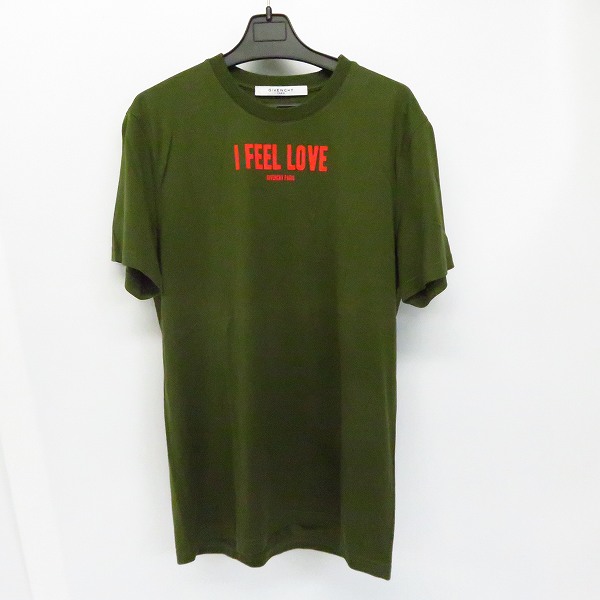 実際に弊社で買取させて頂いた【JPタグ】Givenchy/ジバンシィ 16SS  I Feel Love 半袖Tシャツ 16S 7332 651/M
