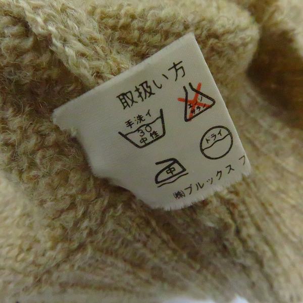 実際に弊社で買取させて頂いたBROOKS BROTHERS/ブルックスブラザーズ シェトランドウール ニットセーター 38の画像 4枚目