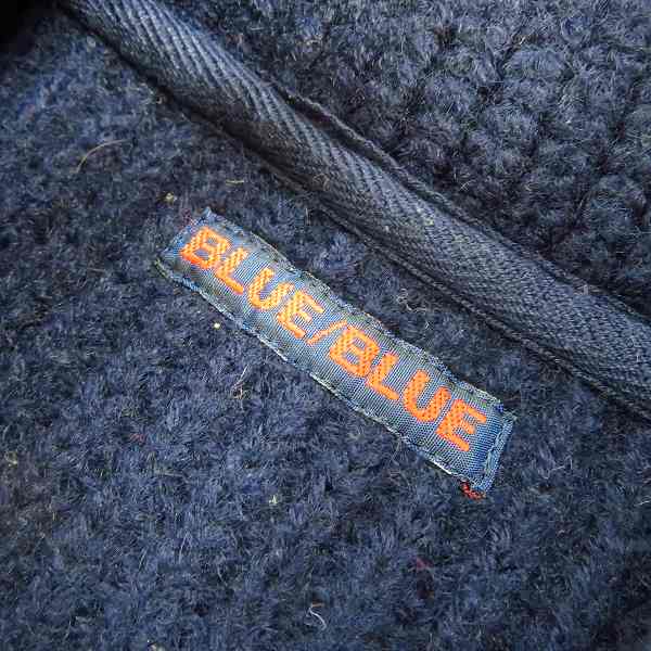 実際に弊社で買取させて頂いたBLUE BLUE/ブルーブルー ポケットペイント加工 ニットジャケット size：2の画像 2枚目