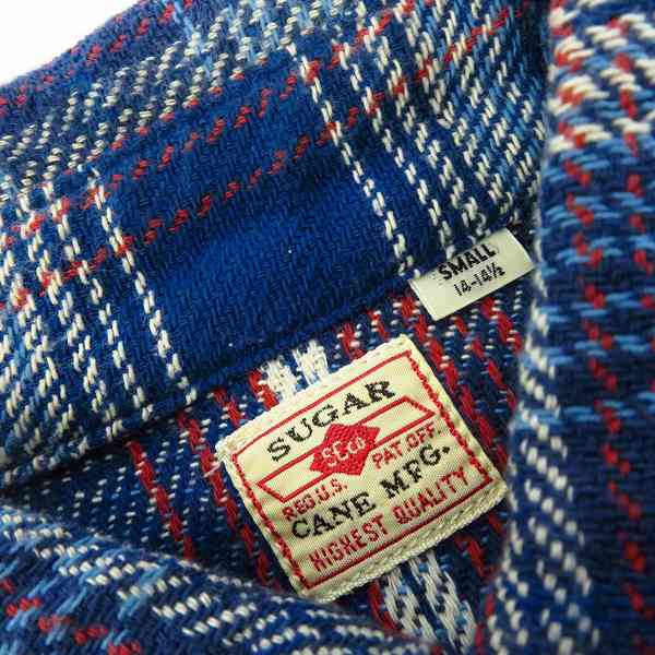 実際に弊社で買取させて頂いたSUGAR CANE/シュガーケーン チェックL/Sネルシャツ/SC24888/Sの画像 2枚目