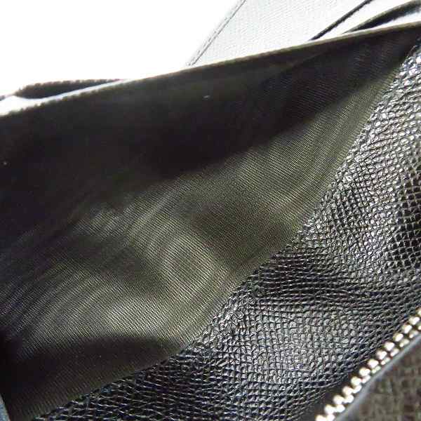 実際に弊社で買取させて頂いたBVLGARI/ブルガリ 二つ折り 長財布/ウォレット ブラックの画像 6枚目