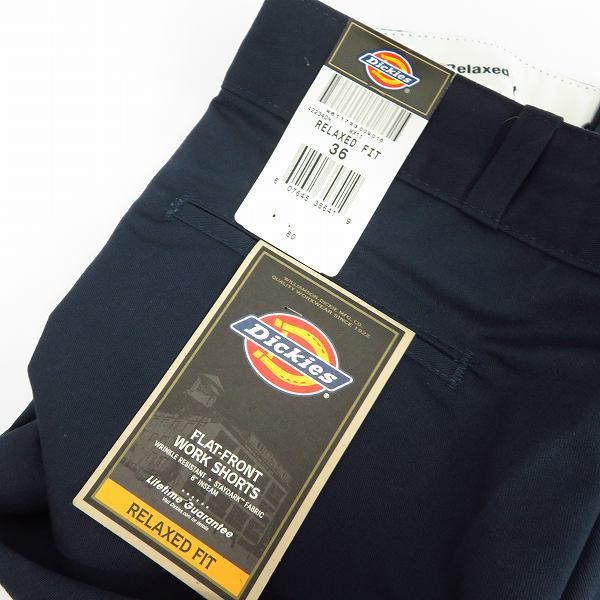実際に弊社で買取させて頂いた【未使用】Dickies/ディッキーズ RELAXED FIT ワーク ハーフパンツ ブラック/ネイビー/42234BK/42234DN/36 2点セットの画像 4枚目