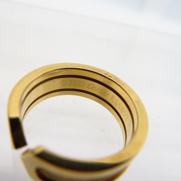 実際に弊社で買取させて頂いた【注目商品】CARTIER/カルティエ K18YG/750 C2 リング/指輪 size:50/10号 の画像 5枚目