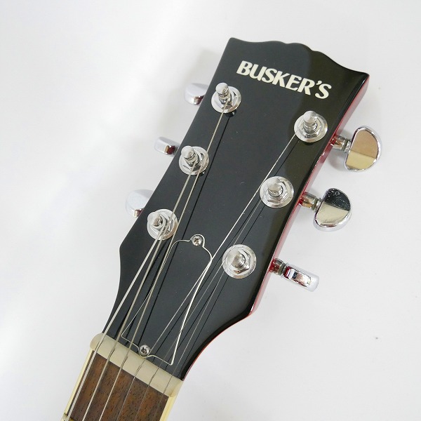 実際に弊社で買取させて頂いた★BUSKER'S/バスカーズ レスポールタイプ エレキギターの画像 1枚目