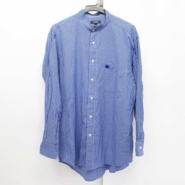 実際に弊社で買取させて頂いたBURBERRY LONDON/バーバリーロンドン チェック柄長袖シャツ L