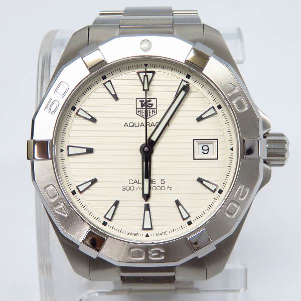 実際に弊社で買取させて頂いたTAG Heuer/タグホイヤー AQUARACER/アクアレーサー キャリバー5 自動巻き 腕時計 WAY2111-1の画像 1枚目