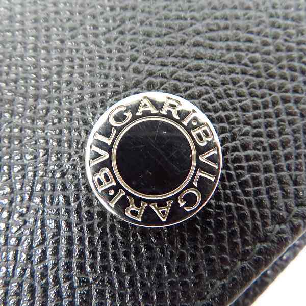 実際に弊社で買取させて頂いたBVLGARI/ブルガリ クラシコ グレインレザー 長財布 ブラック 27746の画像 7枚目