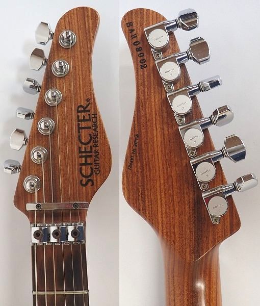 実際に弊社で買取させて頂いた★【難あり】SCHECTER/シェクター SD-2 パーフェローネック 日本製の画像 2枚目