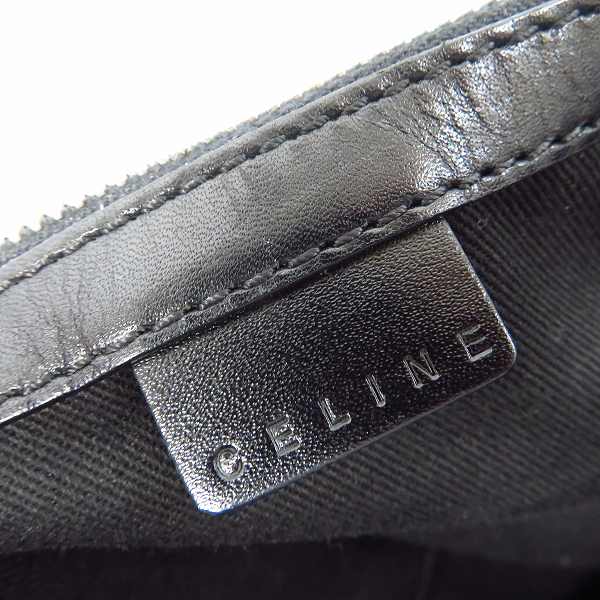 実際に弊社で買取させて頂いたCELINE/セリーヌ ブギーバッグ ヌバックレザー ブラックの画像 4枚目