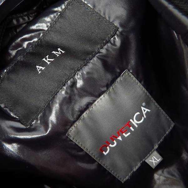 実際に弊社で買取させて頂いたDUVETICA×AKM/デュベティカ×エイケイエム フリースフード付 ダウンジャケット AD003/XLの画像 2枚目