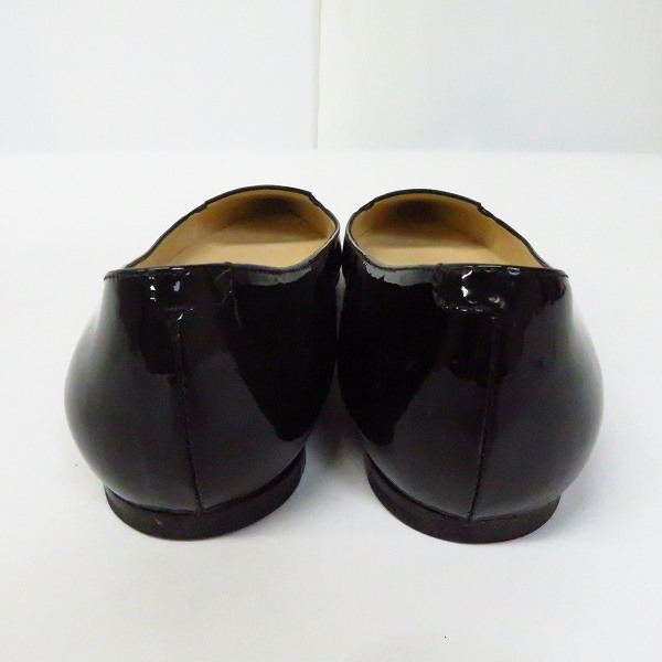 実際に弊社で買取させて頂いたJIMMY CHOO/ジミーチュウ ATTILA パンプス エナメル ブラック/36の画像 1枚目