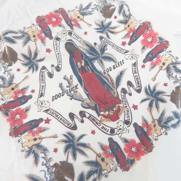 実際に弊社で買取させて頂いたThe Crimie/クライミー FAITH&TRUST バックプリント 半袖 シャツ/Mの画像 7枚目