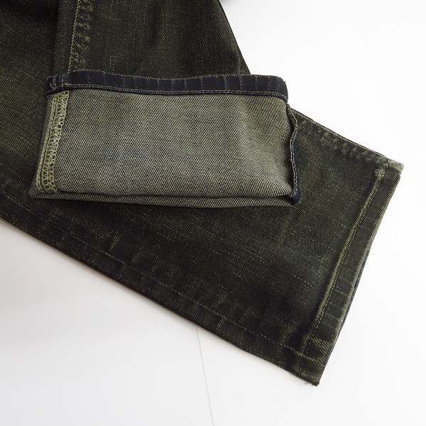 実際に弊社で買取させて頂いたDIESEL BLACK GOLD/ディーゼル EXCESS ユーズド加工デニムパンツ/28の画像 7枚目