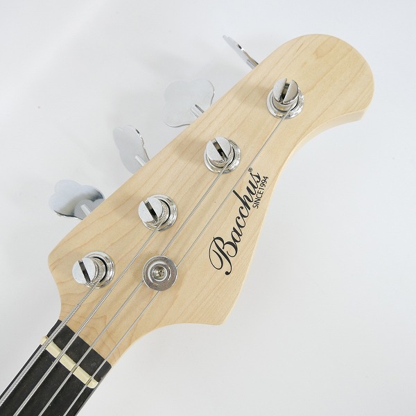 実際に弊社で買取させて頂いた★Bacchus/バッカス ジャズベースタイプ エレキベース CHG-SM ソフトケース付きの画像 1枚目
