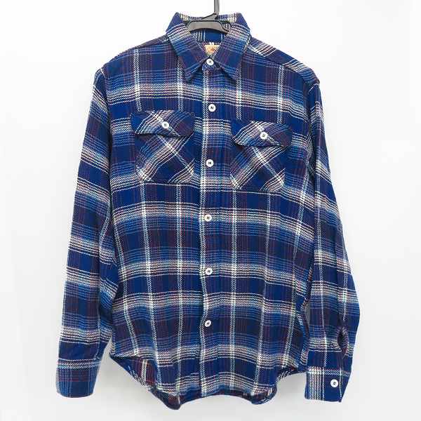 実際に弊社で買取させて頂いたSUGAR CANE/シュガーケーン チェックL/Sネルシャツ/SC24888/S