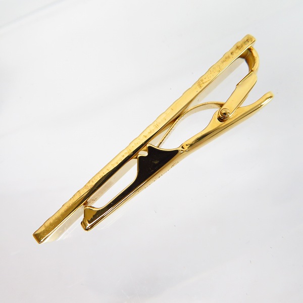 実際に弊社で買取させて頂いたChristian Dior/クリスチャンディオール CDロゴ ネクタイピン ゴールドの画像 2枚目