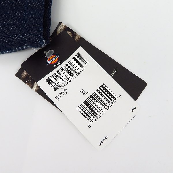 実際に弊社で買取させて頂いた【未使用】Dickies/ディッキーズ DENIM CHORE COAT デニムチョアコート/XLの画像 5枚目