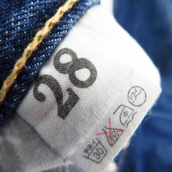 実際に弊社で買取させて頂いたDUBBLEWORKS/ダブルワークス WAREHOUSE/ウエアハウス デニムパンツ DW5R Size：28の画像 4枚目