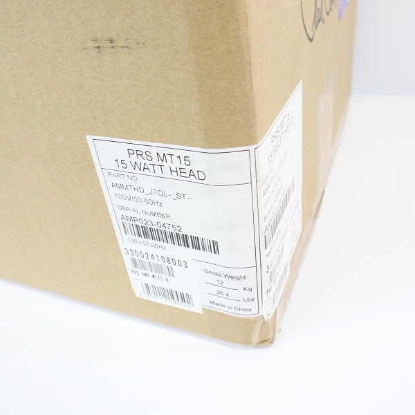 実際に弊社で買取させて頂いた★【通電確認済み】PRS Paul Reed Smith MT15 Mark Tremonti シグネチャーモデル 15W ギターアンプ ヘッドアンプの画像 9枚目