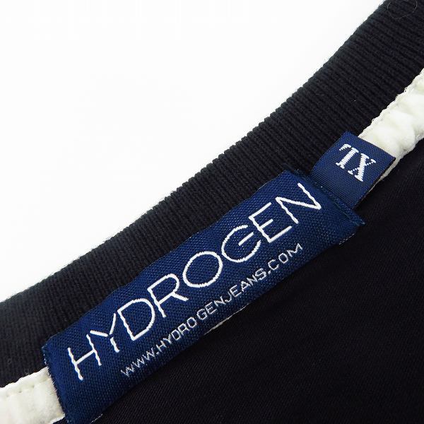 実際に弊社で買取させて頂いたHYDROGEN/ハイドロゲン スカルスタッズ ハーフスリーブ Tシャツ XLの画像 2枚目