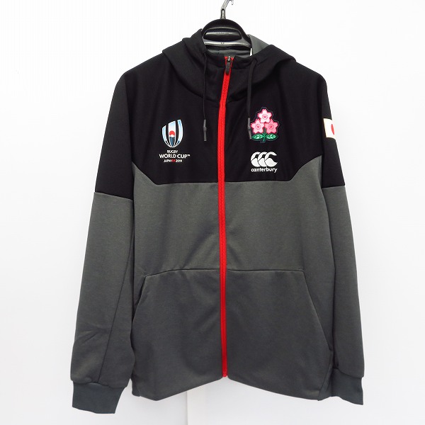 実際に弊社で買取させて頂いた【未使用】CANTERBURY/カンタベリー RWC2019 JAPAN SWEAT JACKET VWT49525/M