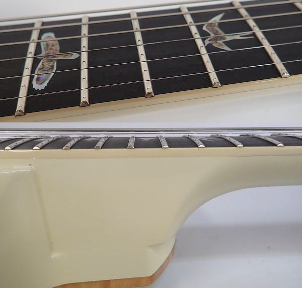 実際に弊社で買取させて頂いた★PRS Paul Reed Smith/ポールリードスミス JA-15 Antique White フルアコ 2011年製 ハードケース付の画像 3枚目