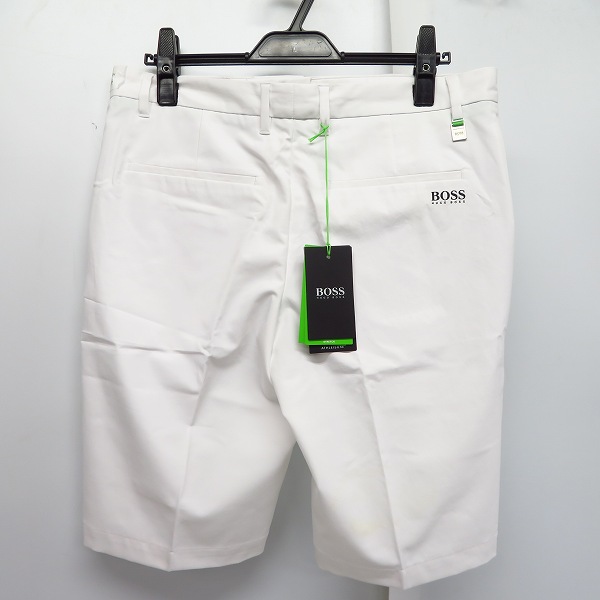 実際に弊社で買取させて頂いた【未使用】HUGO BOSS/ヒューゴボス ゴルフ ショートパンツ ホワイト 50371191/UK48の画像 1枚目