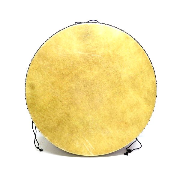 実際に弊社で買取させて頂いた★平太鼓 和太鼓 和楽器 約1尺8寸 台座付の画像 5枚目