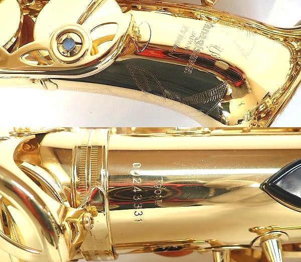 実際に弊社で買取させて頂いた★YANAGISAWA/ヤナギサワ アルトサックス A-901Ⅱ/2 彫刻有り ハードケース付の画像 3枚目