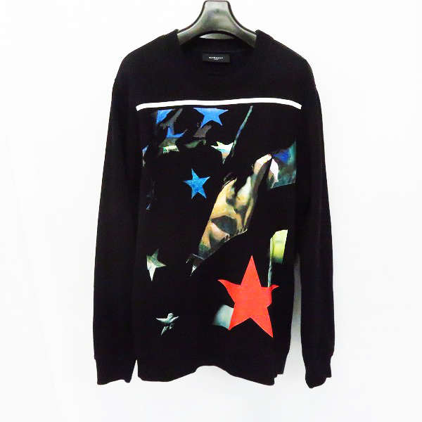 実際に弊社で買取させて頂いたGIVENCHY/ジバンシー 12AW APACHE STAR PRINT SWEAT/プリントスウェット 7451 653/S