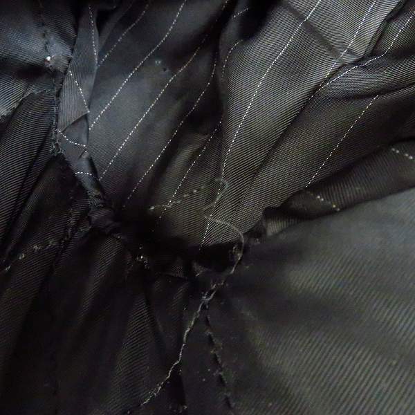 実際に弊社で買取させて頂いたLITHIUM HOMME/リチウムオム MILIOR HEAVYMELTON SHORT PEACOAT/ピーコート ウール LH20-0801/46の画像 5枚目